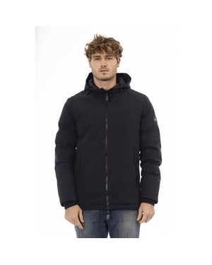 Baldinini Trend Blauwe Polyester Shell Jacket