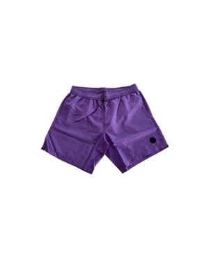 Trussardi Strandkleding Paarse Polyester Heren Zwemshort