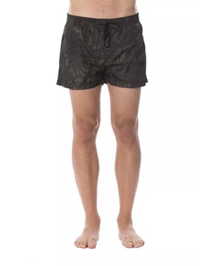 Roberto Cavalli Sport Army Polyester Mannen Zwemkleding