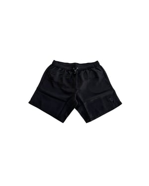 Trussardi Beachwear Zwarte Polyester Heren Zwemshort