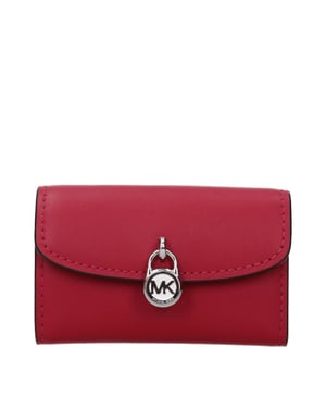 Michael Kors Rode Leren Portemonnee