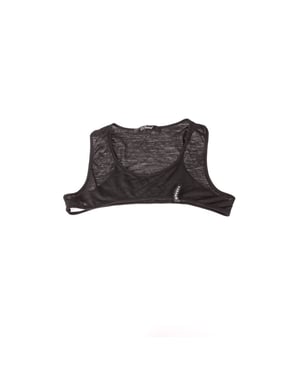 Phard Zwarte Viscose Dames Intiem Top