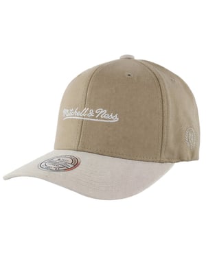 Mitchell & Ness Logo 2-Tone 110 Script Khaki Cap