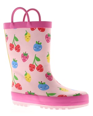 Princess Stardust Girls Wellies Younger Fruity pink