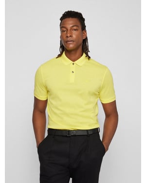 Mens Bright Yellow Pallas Polo Shirt