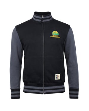 Mitchell & Ness NBA Seattle Supersonics Mens Black Varsity Track Jacket