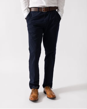Regular Fit Chinos in Navy