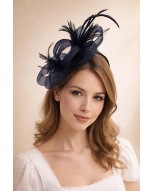 Bow Feather Fascinator