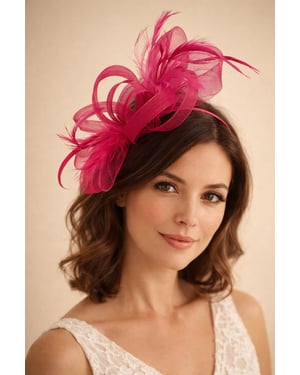 Bow Feather Fascinator
