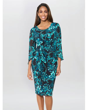 Zelda Draped Jersey Dress