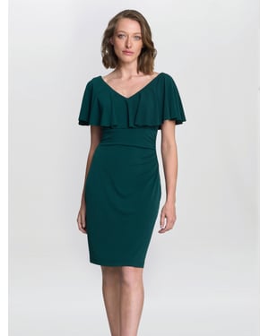 Allie Flutter Sleeve Cocktail Dress