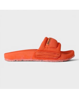 Heron Preston Logo Fabric Slider Orange