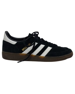 Adidas Handball Spezial lage sneakers in zwart suède