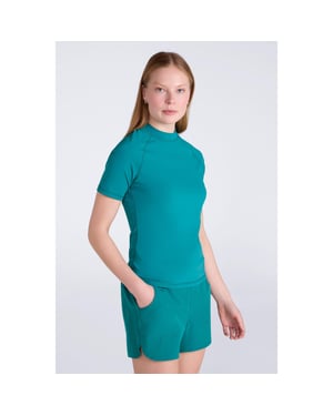 Mountain Warehouse Dames/Dames UV-beschermende Rash Guard (Donker groenblauw)