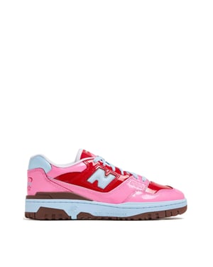 550 Y2K lakleren sneakers