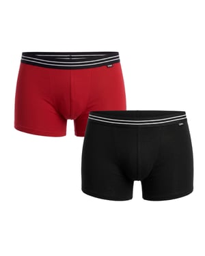 Pack of 2 Men's Elastic Cotton Boxers D6578