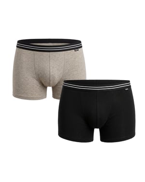 Paket med 2 Herrers Elastiska Bomullsboxers D6578