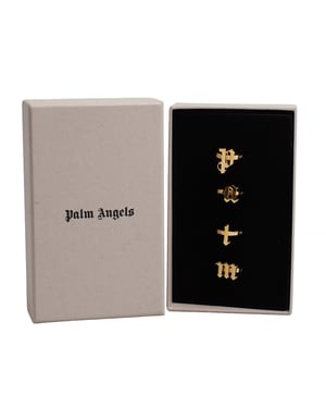 Set van 4 Ringen met Logo Letters PMOC015E23MAT0017676