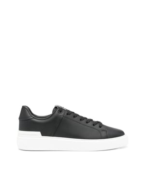B Court Logo Low Top Sneakers