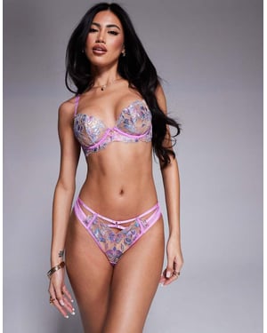 Ann Summers Euforisk icke vadderad balkongbehå i ljusrosa