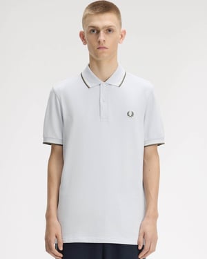 Polo Shirt in Light Grey