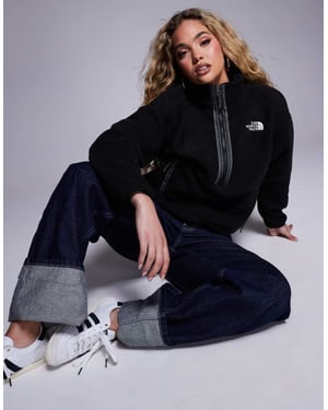 The North Face Fleeski Quarter Zip Pullover i svart
