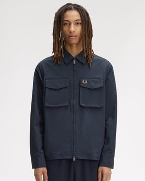 Overshirt in Dark Blue
