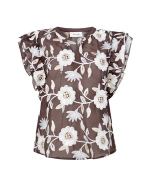 Aaiko Top zonder mouw yaella 3d ten 518