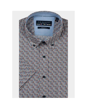 R.B. Boston Overhemd korte mouw heren marshall ss button down 616670/301