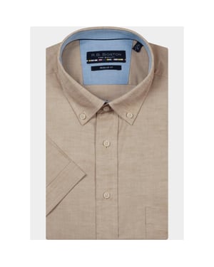R.B. Boston Overhemd korte mouw heren marshall ss button down 616670/81