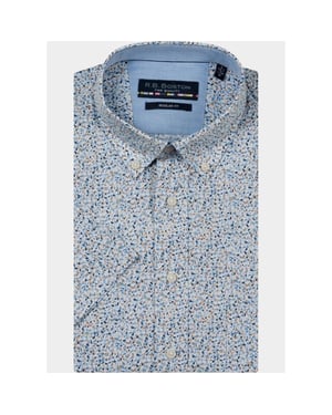 R.B. Boston Overhemd korte mouw heren marshall ss button down 616670/604