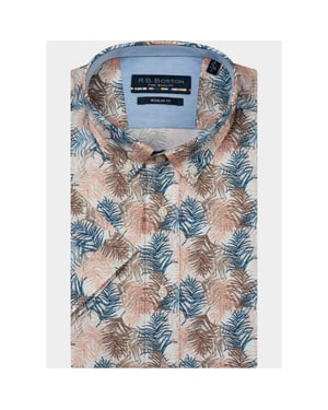 R.B. Boston Overhemd korte mouw heren marshall ss button down 616670/326