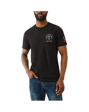 True Religion Mens T Shirts Short Sleeve Buddha Soft Summer Crew Neck Tee