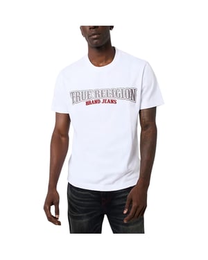 True Religion Mens T Shirts Short Sleeve Soft Summer Crew Neck Tee