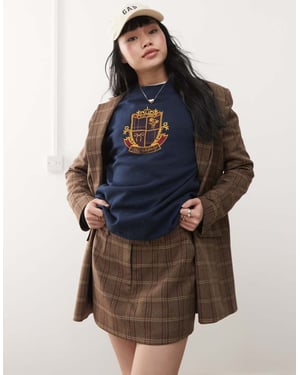 Miss Selfridge co-ord skräddarsydd mini skort i rutmönster