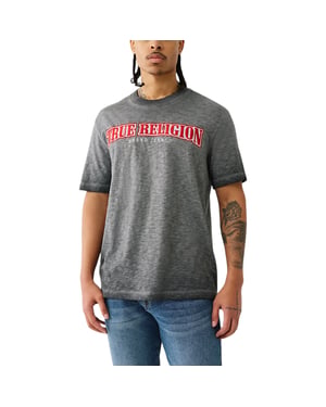 True Religion Mens T Shirts Short Sleeve Casual Summer Crew Neck Tee