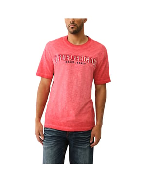 True Religion Mens T Shirts Short Sleeve Casual Summer Crew Neck Tee