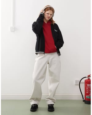 COLLUSION baggy antifit jeans i ecru