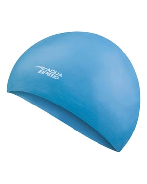 Unisex Vuxen Mjuk Latex Simhatt | Bekväm Elastisk Flexibel Hatt
