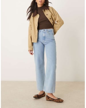 Calvin Klein Jeans fat jeans i ljus tvätt
