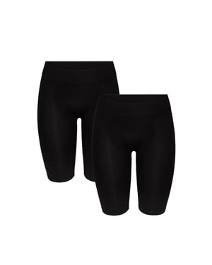 Pieces Dames shorts pclondon onderbroek lange pijp 2-pack