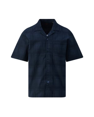 Hugo Boss Casual overhemd donker