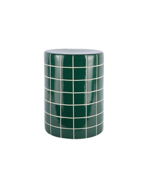 Leitmotiv bijzettafel retro tiles high - 33x33x44 cm