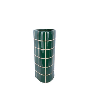 Present Time vaas retro tiles triangular large - 16,5x15x37 cm