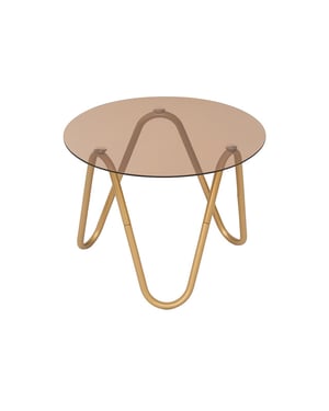Leitmotiv side table ventana rond - 50x50x35 cm