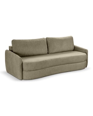 Furnilux Groene diana 3-zits sofa bed moderne sofa met slaapfunctie