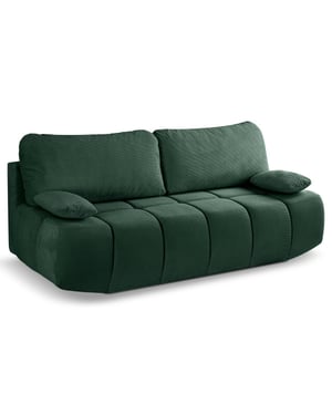 Furnilux Lauder 2-zits sofa bed in smaragdgroen corduroy | duurzaam & comfortabel
