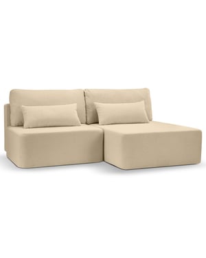 Furnilux Amsterix hoekbank sofa bed rechts luxe 2-zits relaxbank
