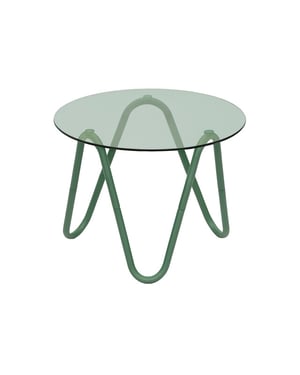 Leitmotiv side table ventana rond - 50x50x35 cm