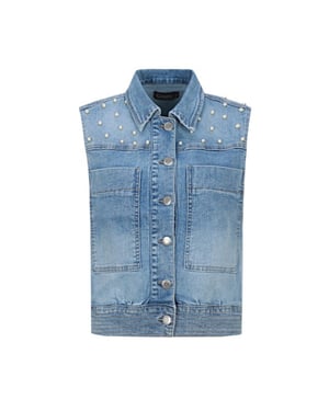 G-Maxx Gilet ferelith denim light blue